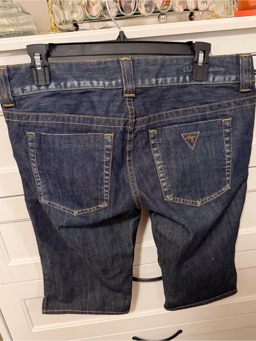 Guess Indigo Denim Jacket and Capri Set